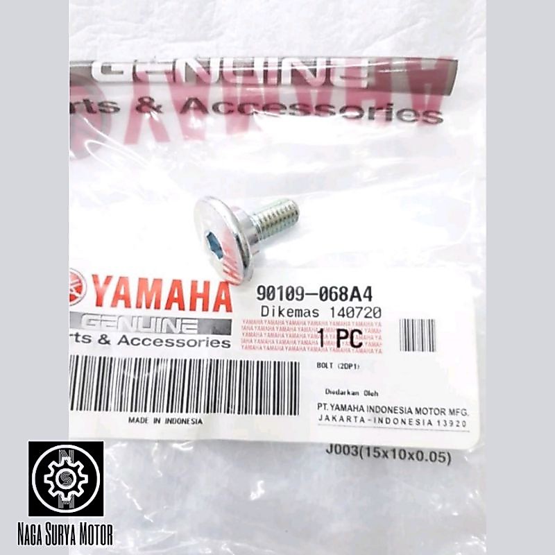 Baut spakbor depan Yamaha NMax Aerox 155 90109-068A4 ORI YGP