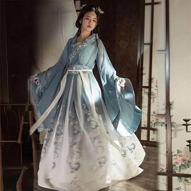Hanfu Chiffon Acara Festival Tradisional