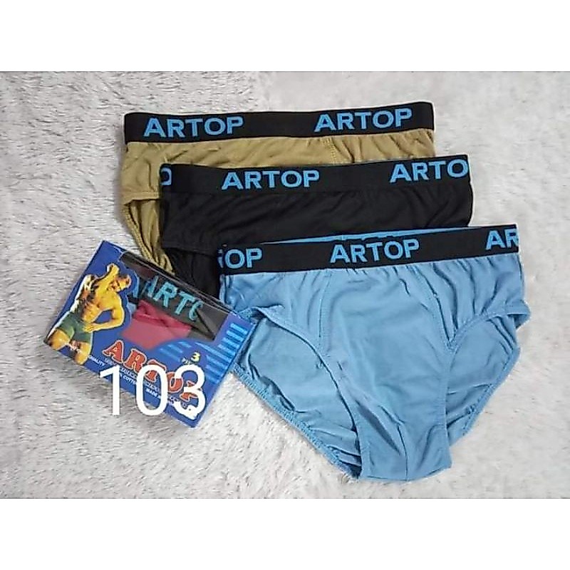 1pak isi3 Celana dalam boxer CD artop pria