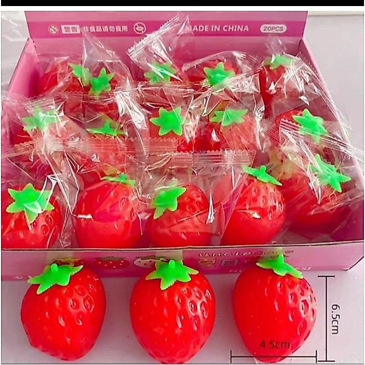 FAVORIT Promo Mainan Squishy Strawberry/Fidget Toys Squishy Strawberry