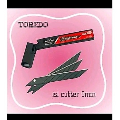 TOREDO REFFIL CUTTER ISI 10Blade 9MM