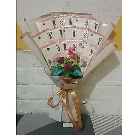 Buket uang 2000 dan 5000 Asli / Buket uang Murah / Buket uang 10 slot