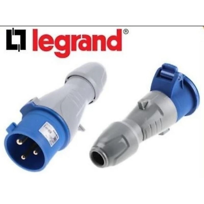 legrand mobile mounting 32A 2p+E ip44 3pin legrand 555214+555234
