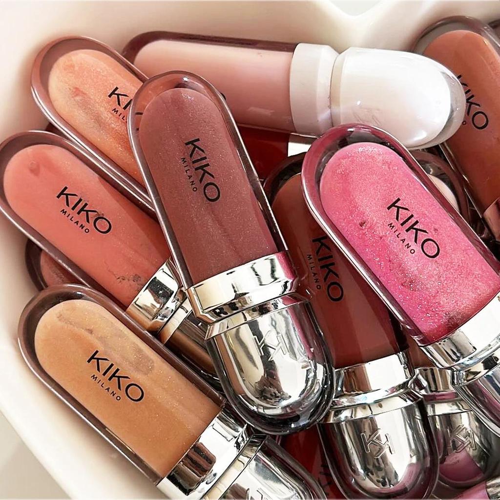 Kiko 3D Hydra LipGloss Non-fang Waterproof Blusher Moisturizing Shimmer Makeup Lip Gloss Lipstick Br