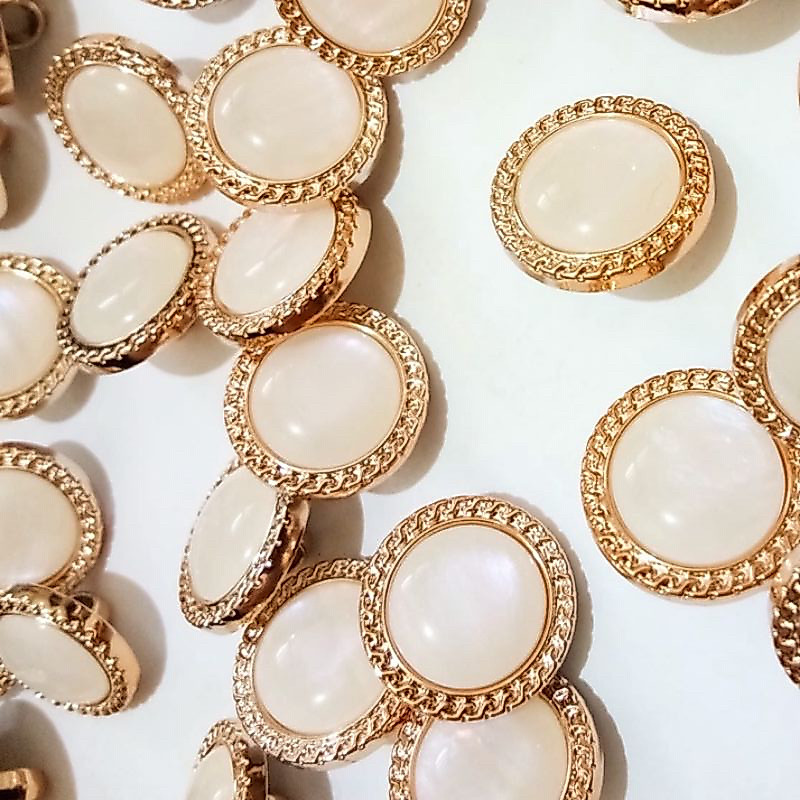 KANCING BAJU VINTAGE 18MM DAN 21 MM ISI 12 PCS