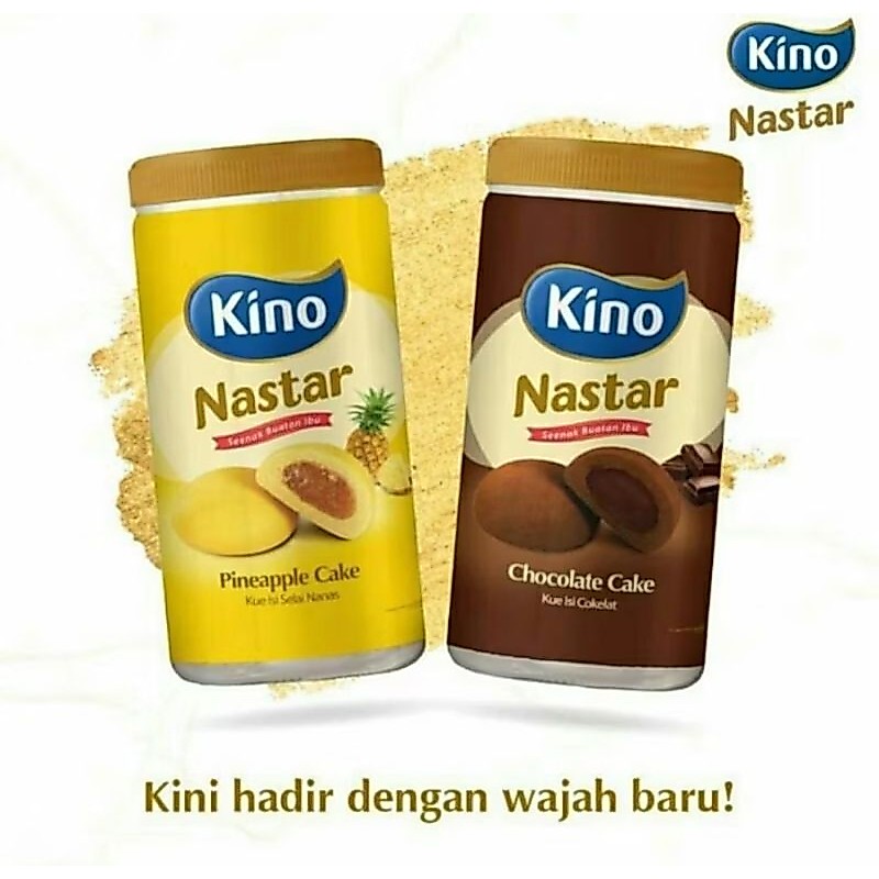 KINO NASTAR Isi Selai Nanas & Coklat 140gr - Kino Nastar Toples 140gr