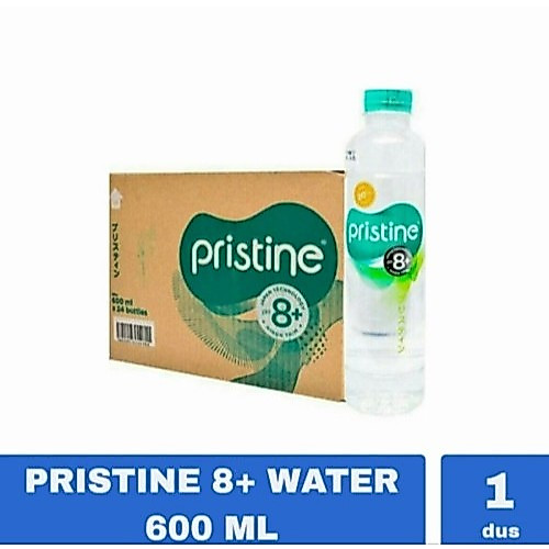 PRISTINE 600ML 600ML 1 DUS ISI 24 BOTOL / AIR MINUM PRISTINE 600ML