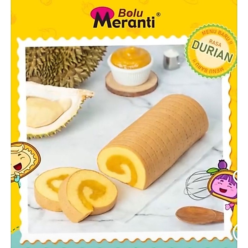 BOLU MERANTI RASA DURIAN TERLARIS OLEH OLEH MEDAN KUE BESTSELLER HAMPERS PARCEL