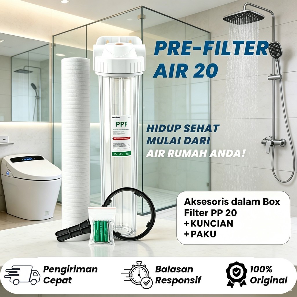 HOUSING FILTER AIR  20" + Filter PPF 5 Micron