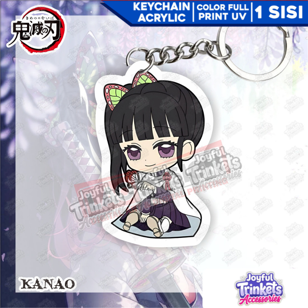 Gantungan Kunci KANAO TSUYURI Demon Slayer Kimetsu No Yaiba - Gantungan Kunci Akrilik - Gantungan Ku