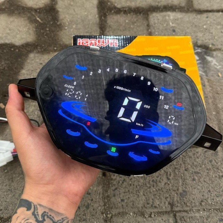 SPIDOMETER MOTOR LED DIGITAL SUPRA X LAMA SPEEDOMETER DIGITAL SUPRA X LAMA SUPRA FIT SUPRA 100
