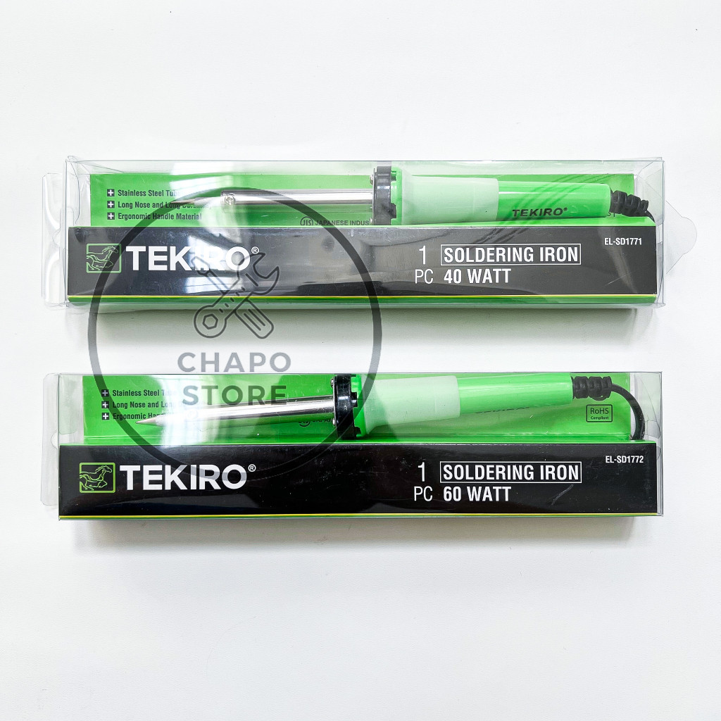 AUPSHOP Tekiro alat solder listrik 40 60 100 watt soldering iron tekiro