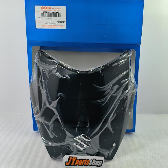 Suzuki Visor Windshield Tinggi Satria F FU 150 Karbu Facelift 2013-2015 Original SGA 990H0-990AL-050