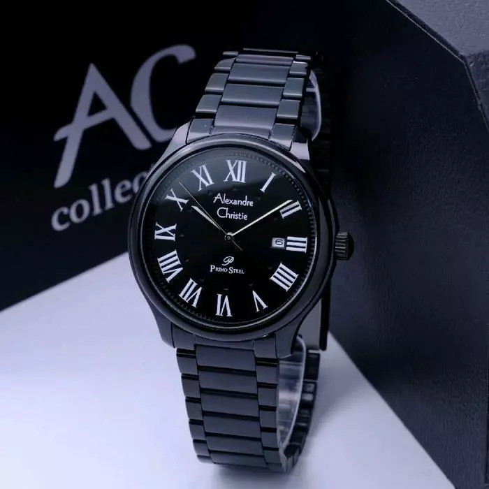 PROMO DISKON GUNCANG 6.6 JAM TANGAN PRIA ALEXANDRE CHRISTIE AC RANTAI STAINLESS ARAB GARANSI RESMI 1
