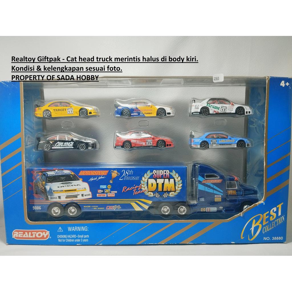 Realtoy Super DTM Giftpack 1/64 Mercedes Benz C Class Opel Calibra Alfa Romeo 155 & Racing Truck DTM