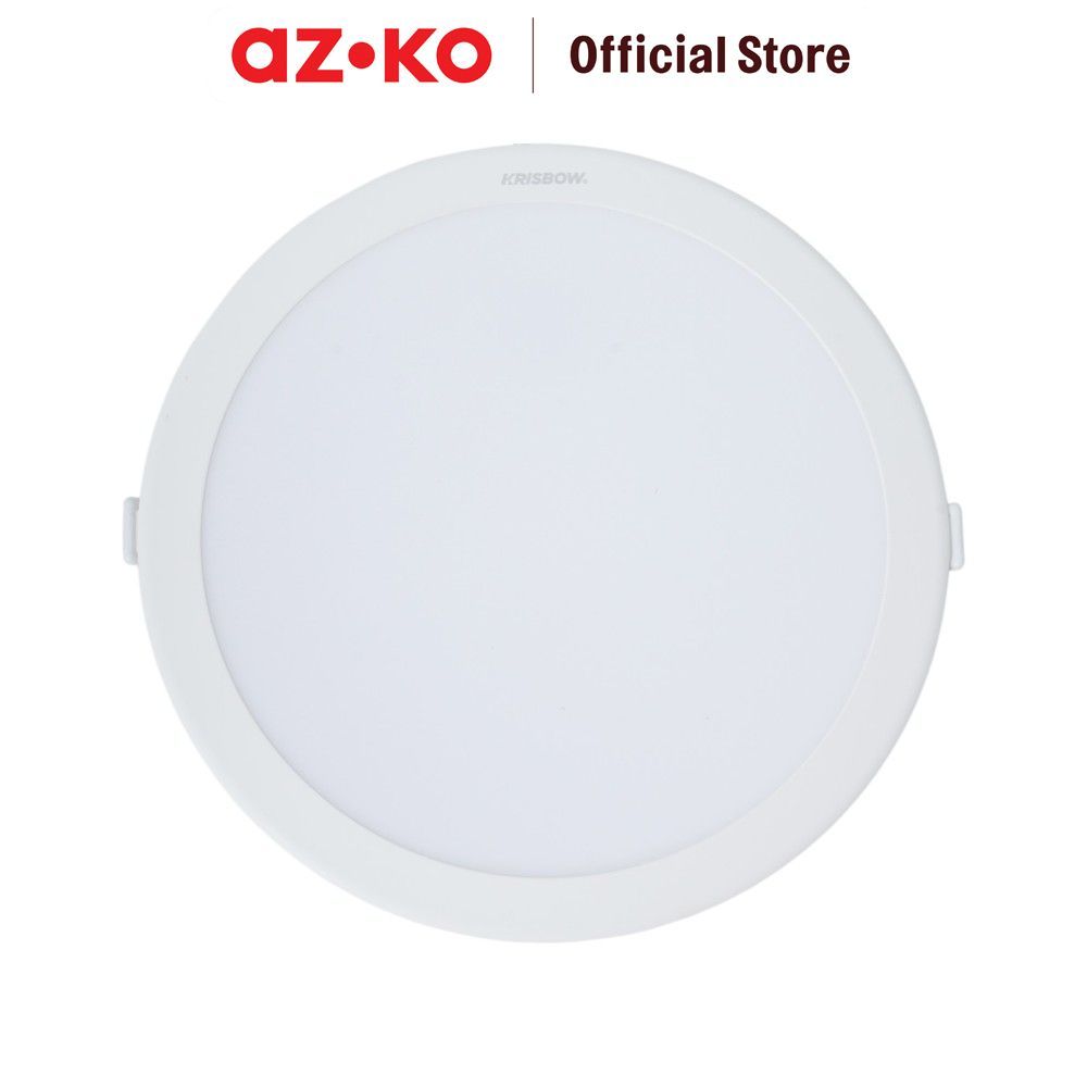 AZKO Krisbow Lampu Downlight Led Shell 15 watt Warm White G2 - Putih Lampu TanamRecessed LightLampu 
