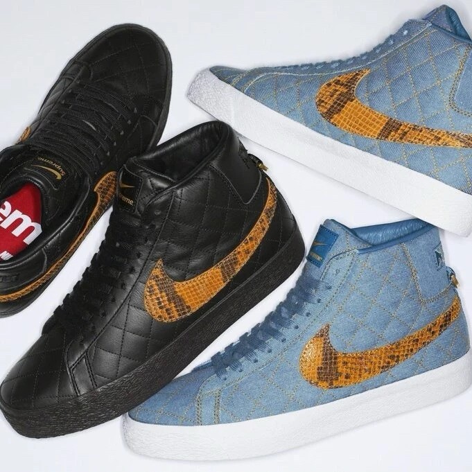 NK blazer x supreme original 100% sepatu casual pria sneakers original