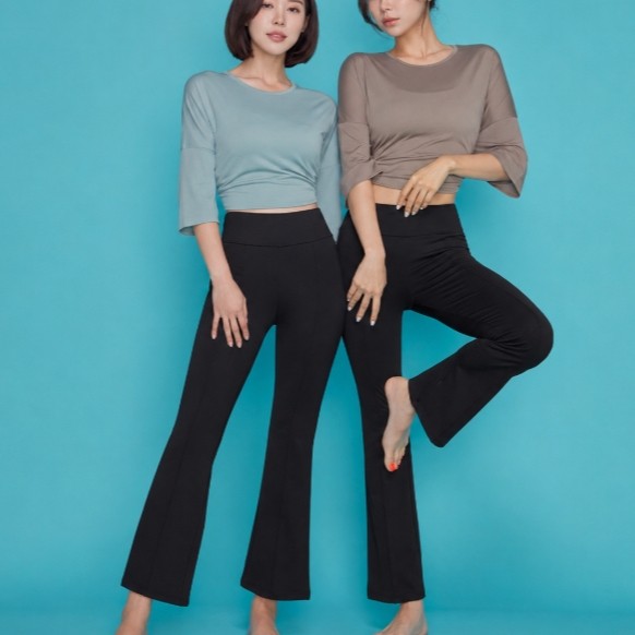 [Minne] My Pintuck Bootcut Banding Pants STL