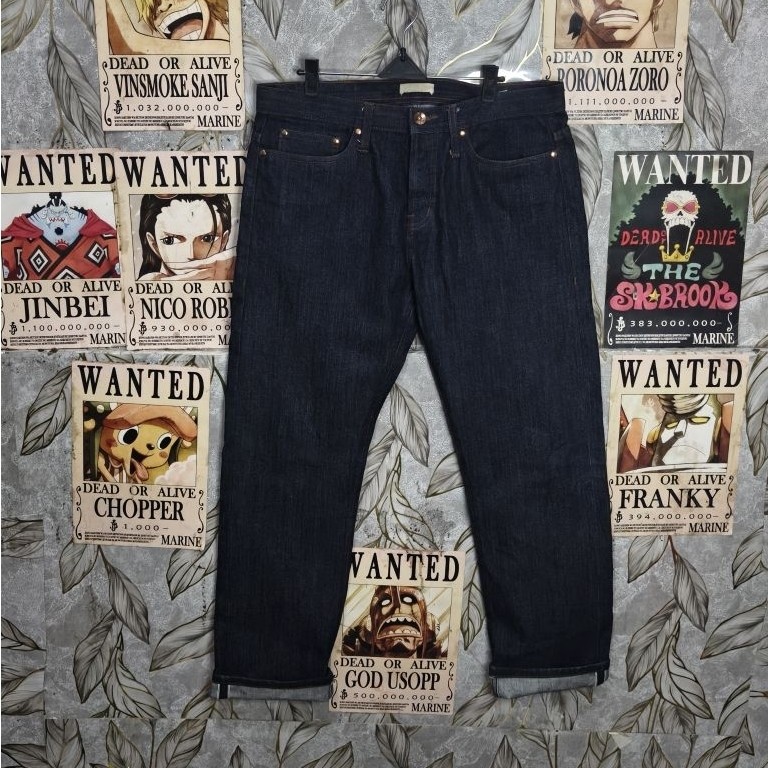 The unbranded ub201 tapered fit 14,5 Oz indigo selvedge denim
