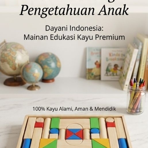 Mainan Anak Edukatif Kayu/Mainan Anak Edukatif Balok Kayu/Mainan Anak Edukatif Kayu Bulat/Balok/Pers