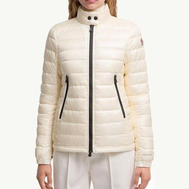 Moncler Grenoble Walibi Light Down Jacket White Ivory