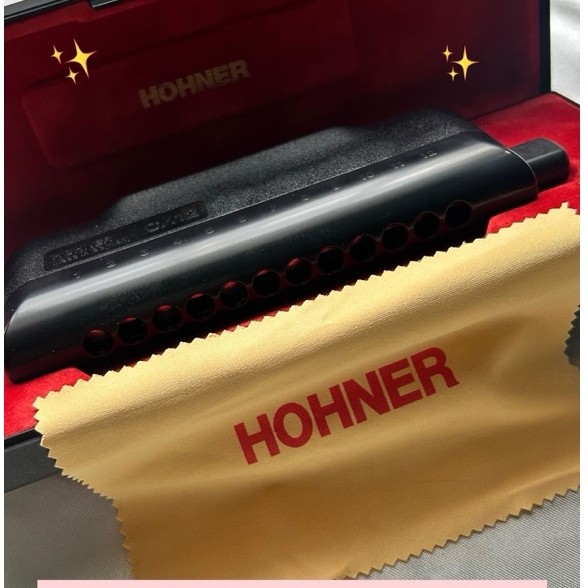[Like New] Harmonika Hohner CX 12 Chromatic Schwarz 7545 12 holes black
