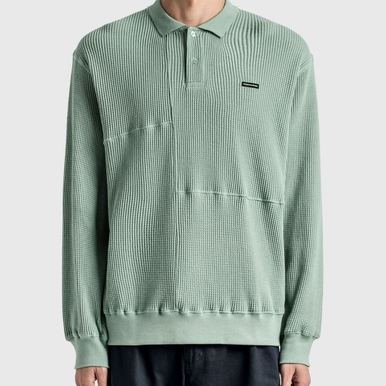 thisisneverthat®  Waffle Polo Shirt