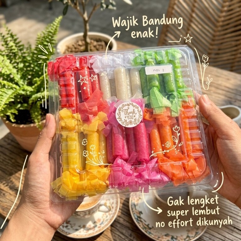 Wajik bandung pulut kelapa