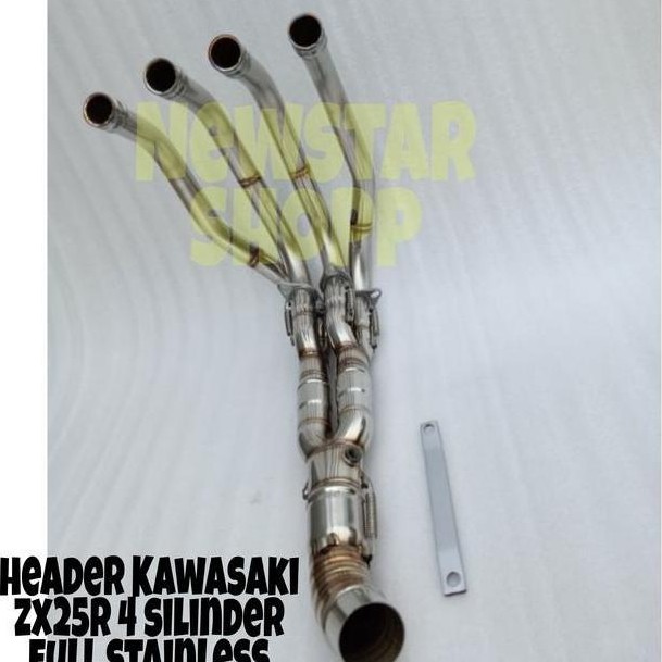 header zx25r full stainless model high mount dan underbelly
