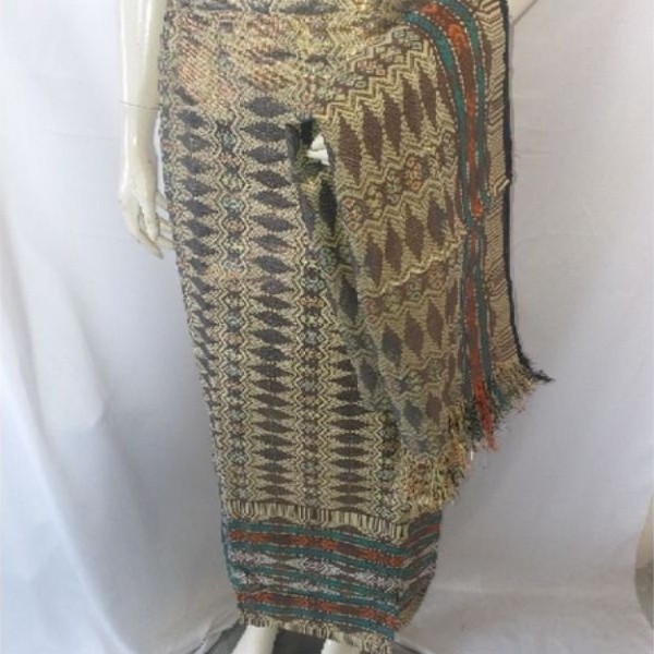 FK ROK KAIN SONGKET + SELENDANG PANJANG / ROK SONGKET THAILAND / ROK SELENDANG MELAYU / ROK SONGKET 