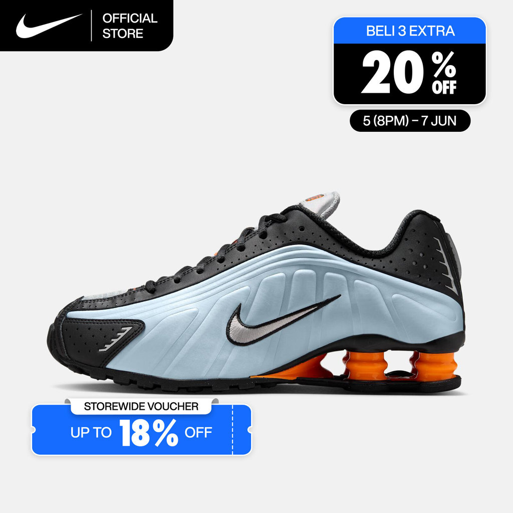 Nike Women's Shox R4 Shoes - Blue Tint [AR3565-401]