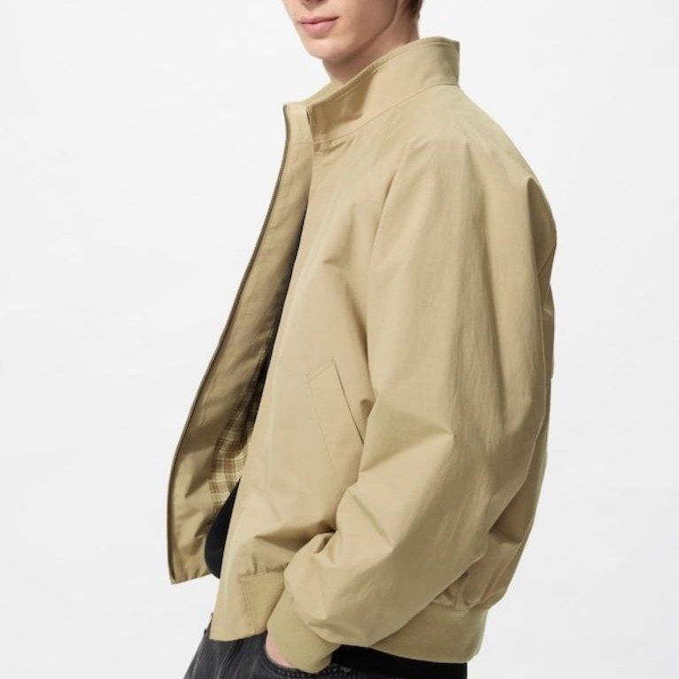 UNIQLO Jaket Harrington Pria Unisex Original Jastip Bestseller