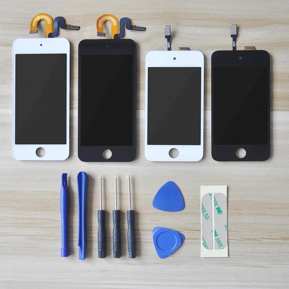 Layar LCD AAA Untuk iPod Touch 4 5 6 7, Perakitan Pengganti Layar Sentuh LCD Untuk iPod Touch 7, Pen