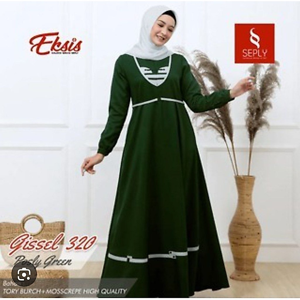 (COD) READY TERMURAH SARIMBIT/ COUPLE KELUARGA BY SEPLY EKSIS GISSEL 320 POSLY GREEN