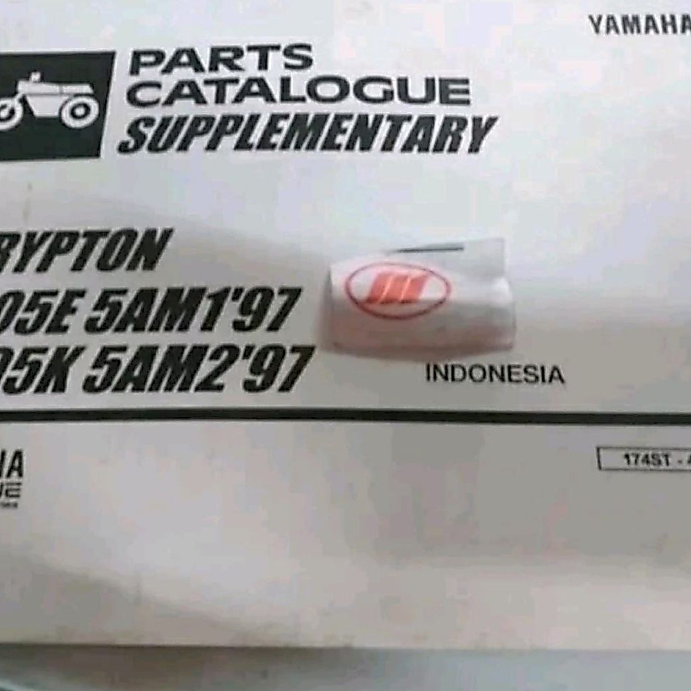 PART CATALOGUE YAMAHA CRYPTON 1997 ORIGINAL