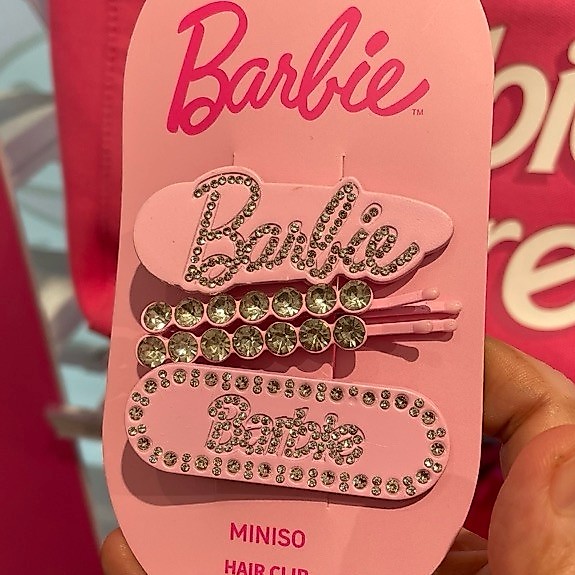 Miniso Jepit Rambut Barbie Pink