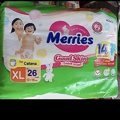 Merries Popok bayi popok celana XL 26