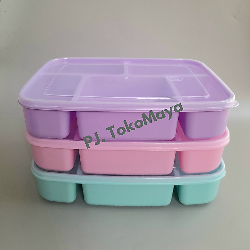 Lunch Box Sushi Bento 5 Sekat High Way Tempat Makan Catering Kantoran Misting Tempat Bekal Anak Seko