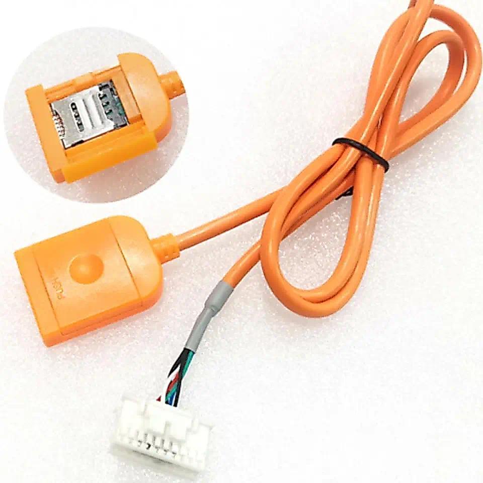 1/2/3/4/5/10pcs Universal 20Pin SIM Card Extension Cable for Android Car Multimea GPS Player 4G LTE 