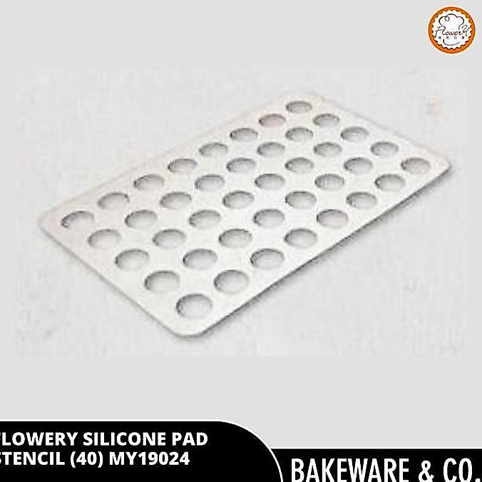 BEBAS ONGKIR - Stencil Cookies Almond & Tuile PVC 37x57 cm - Alat Cetakan Kue Kering Seragam