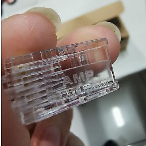 pin RJ45 AMP konektor kabel lan internet jeck connector