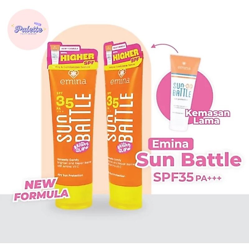 Emina Sun Battle SPF 35 PA+++ Sunscreen 23ml 50ml original