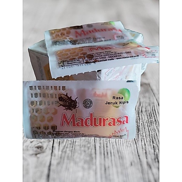 madu rasa sachet  campuran jamu