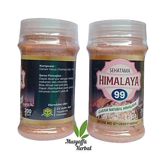 Garam himalaya natural pink salt organik BPOM Sehatama 200 gr