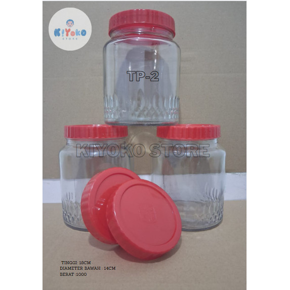 KYK TOPLES BENING TOPLES KACA TP-2 LITER TOPLES KACA 2 LITER TUTUPAN