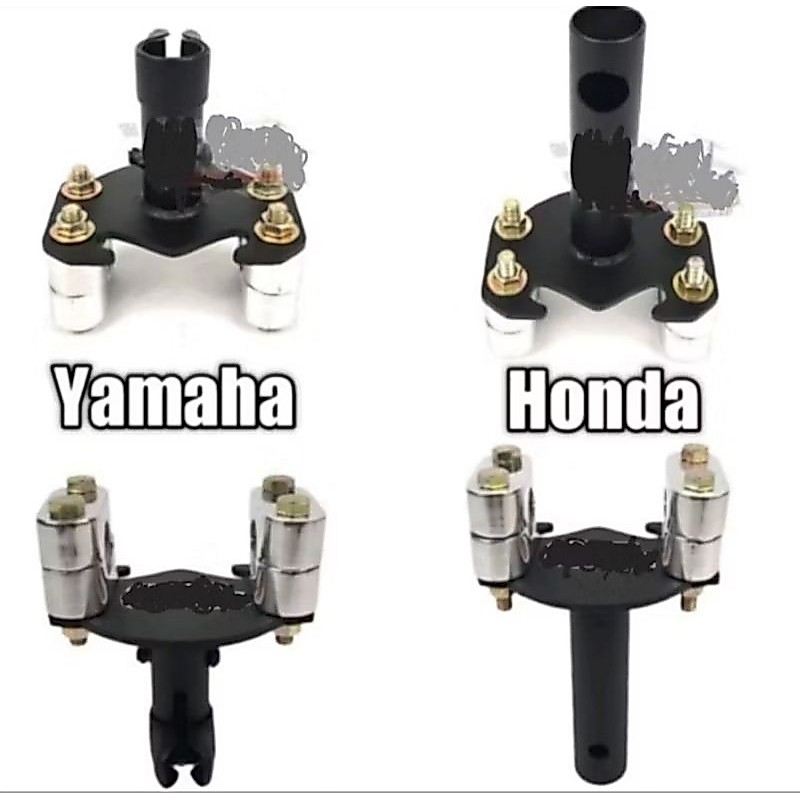 adaptor stang dudukan honda yamaha dudukan stang trail universal motor