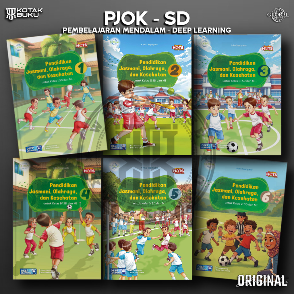 [ TS ] Buku Pjok Kelas 1 2 3 4 5 6 SD  Deep Learning / PJOK SD / Global / Tiga Serangkai