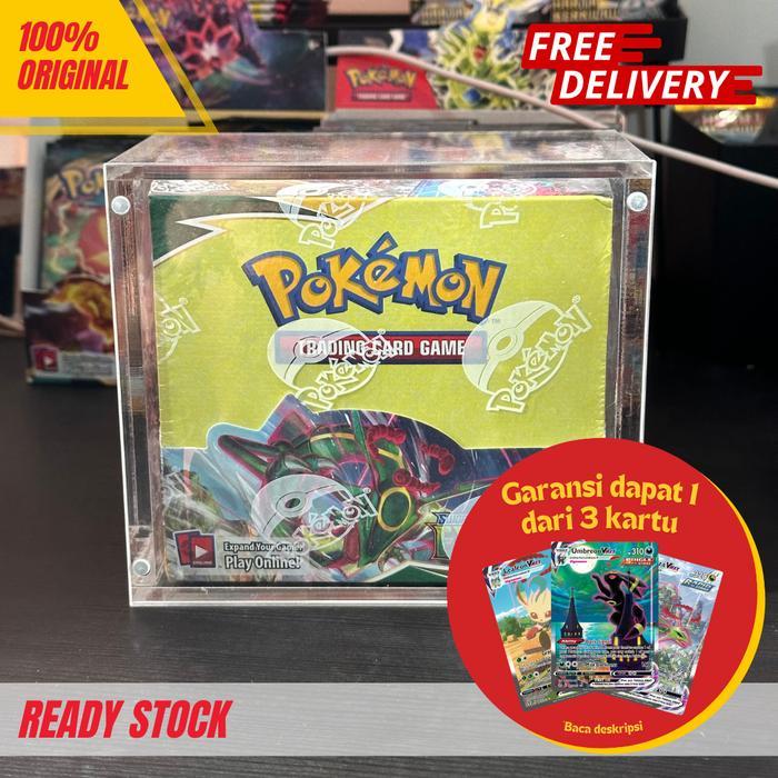 Kartu Pokemon TCG Pokemon Evolving Skies booster box english rayquaza sword & shield Card Pack S7 BN