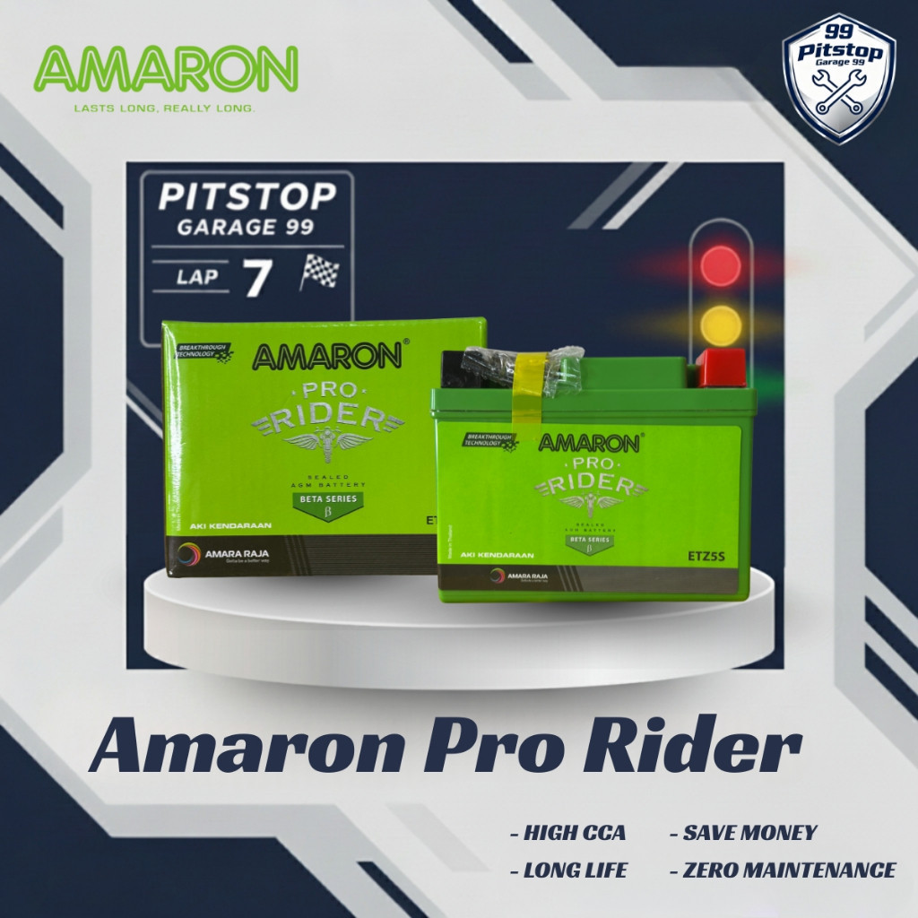 Amaron Aki Motor Yamaha R15 ETZ5S / GTZ5S / YTZ5S - 12V / 3.5Ah Aki Kering