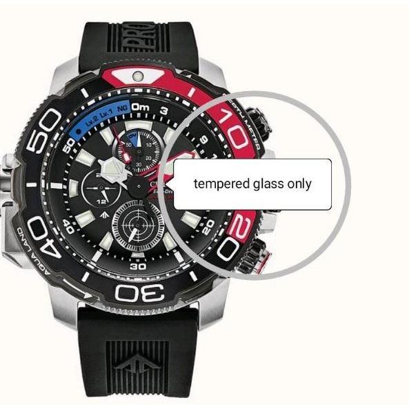 tempered glass CITIZEN PROMASTER AQUALAND BJ2167-03E BJ2167 BJ 2167 03E anti gores jam tangan temper